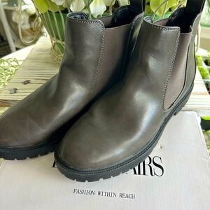 Brand New with box Dream Pair Brown Matte Leather Ankle Boots